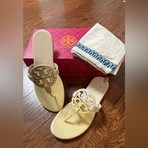 Brand new Tory Burch Flat size 9.5 / Color Cream